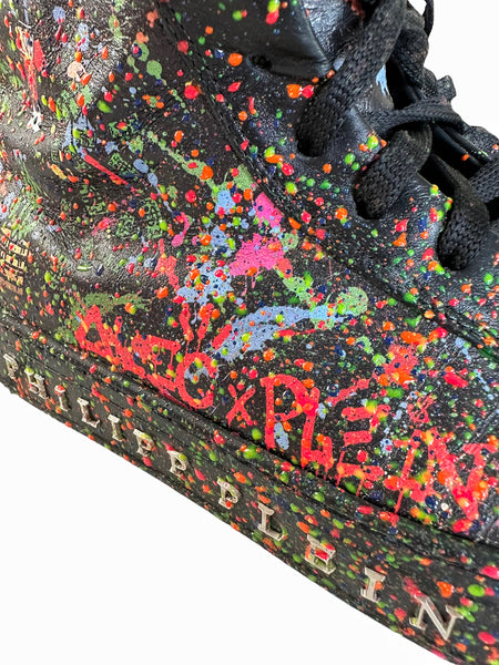 Alec Monopoly Limited Painted Hightop