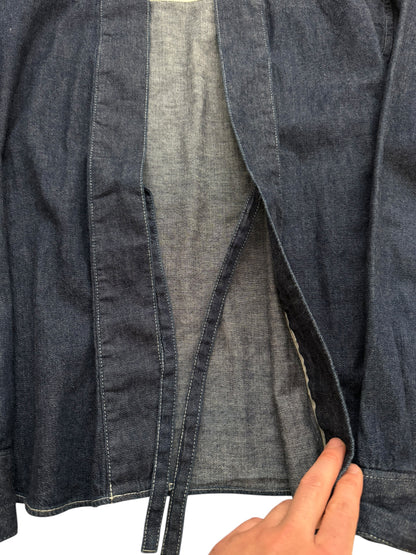 Lhamo Kimono Denim Throwover Shirt