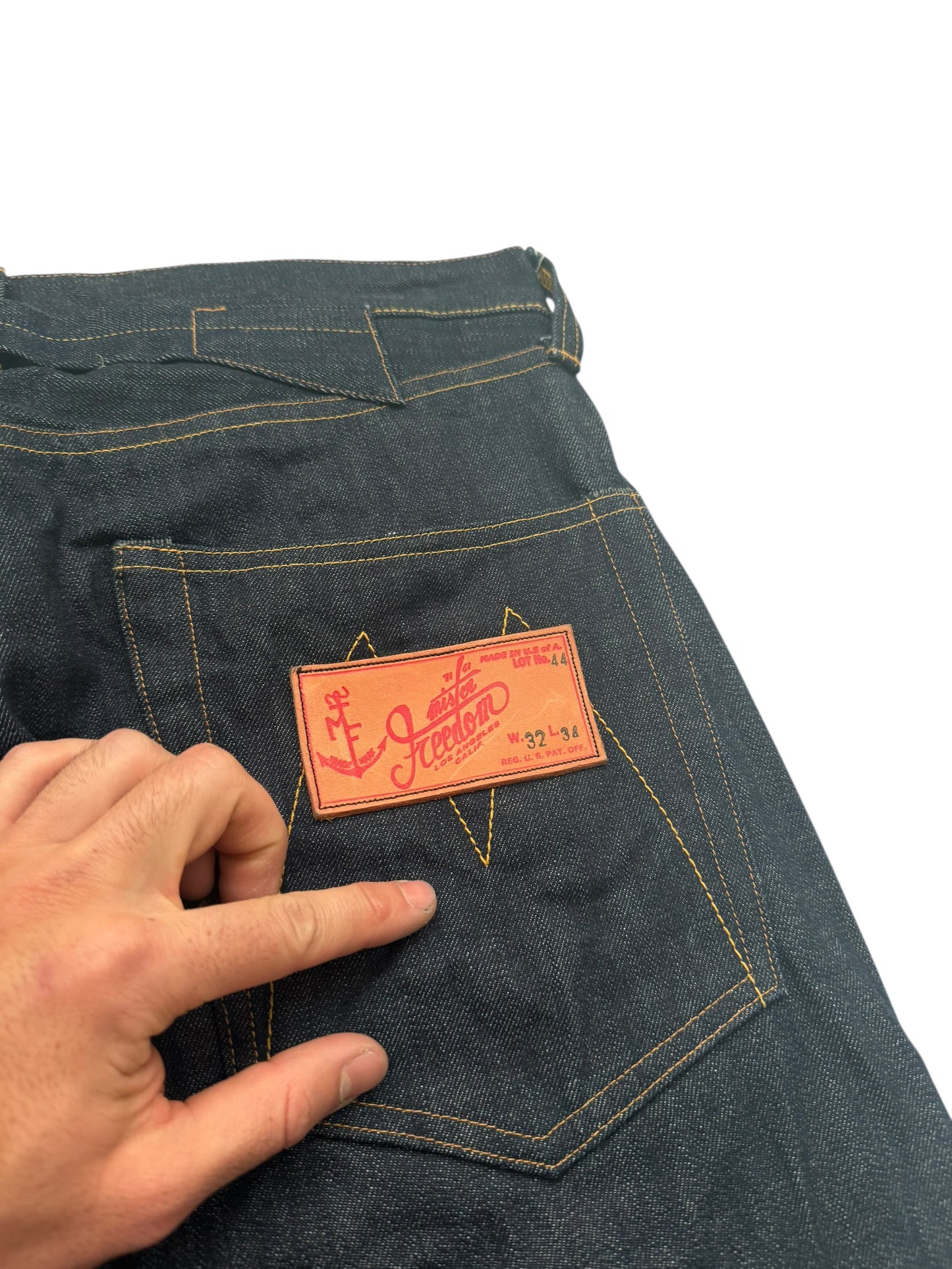2011 Naval Tailor Denim Buckle Jeans