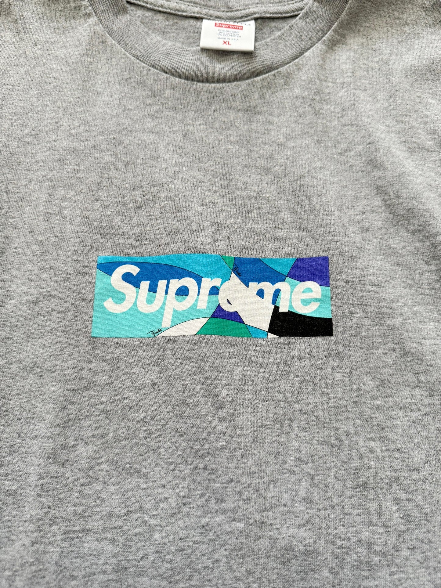 x Emilio Pucci Box Logo Shirt Grey