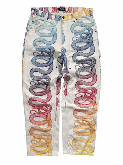 Rainbow Snake Denim Carpenter