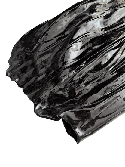 2024 Liquid 3D Molded Latex MIDI Runway Dress