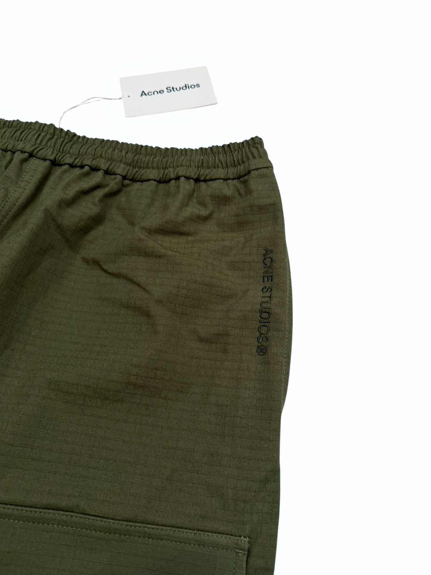 Green Baggy Ripstop Sandwich Bag Cargo Pants