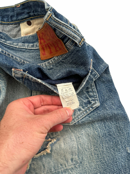 OG Kountry Stamp Boro Patch Distressed Denim