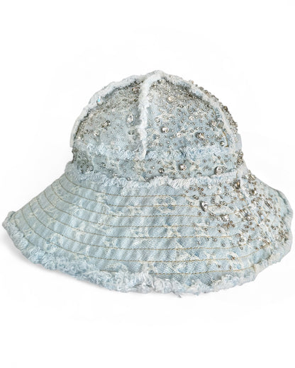 1/1 Crystal Rain Monogram Denim