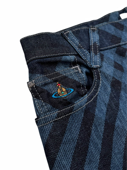 Ray 5 Pocket Pattern Jeans