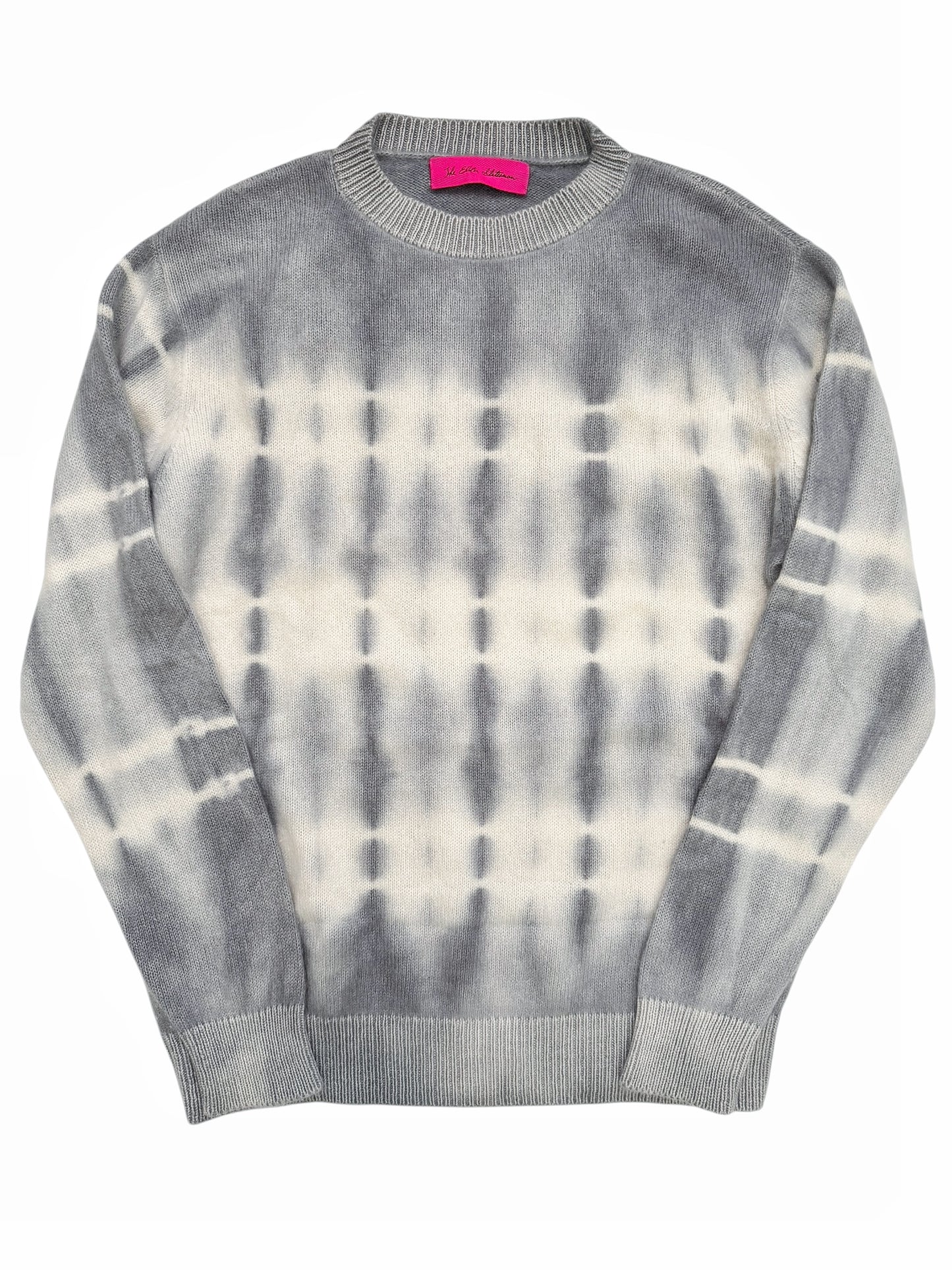 Cashmere Wire Tie Dye Grey Sweater