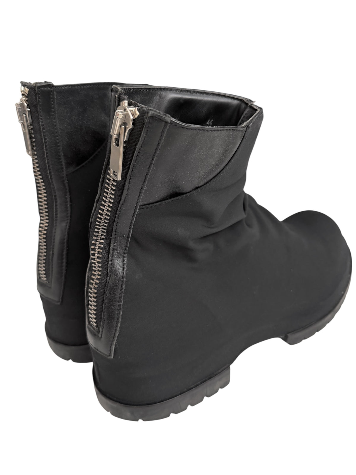 Black Marathon Draped Boot
