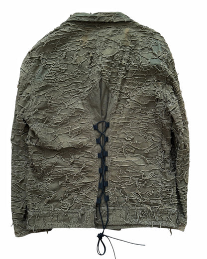 Scab Distressed Military Shacket