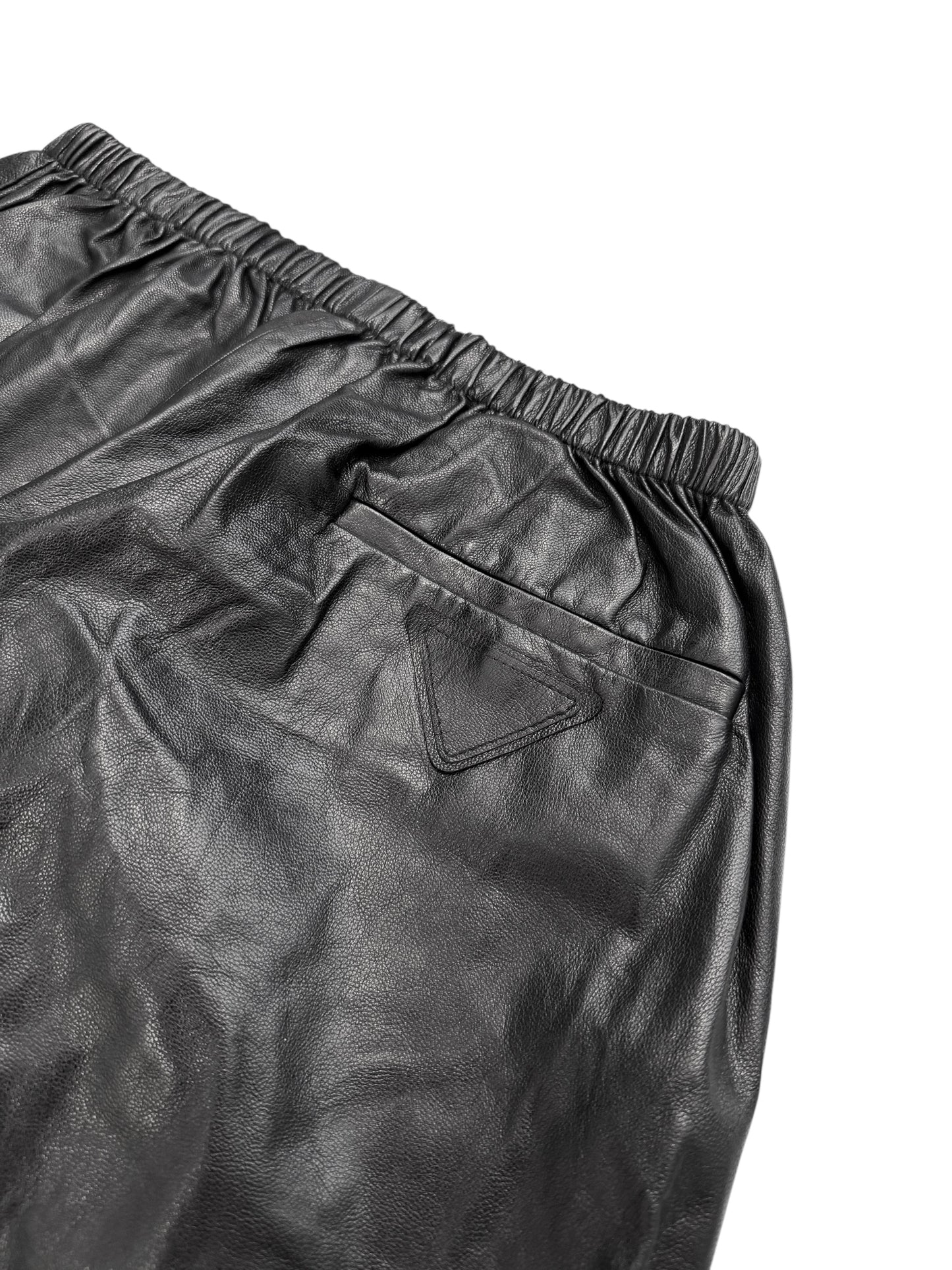 2022 Goat Leather Baggy Pants