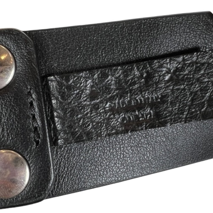 Bondage Chest Harness Leather Black