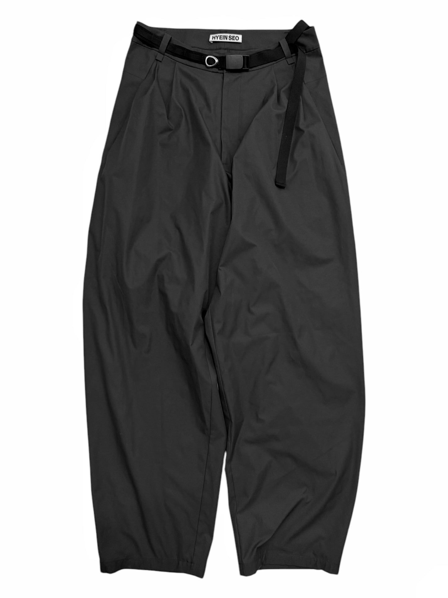 Belted Baggy Tech Trousers