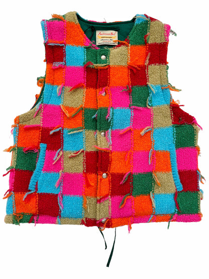 Reversible Intarsia Knit Vest