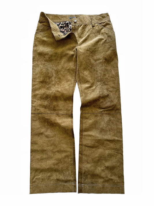 Goat Suede Cowboy Pants