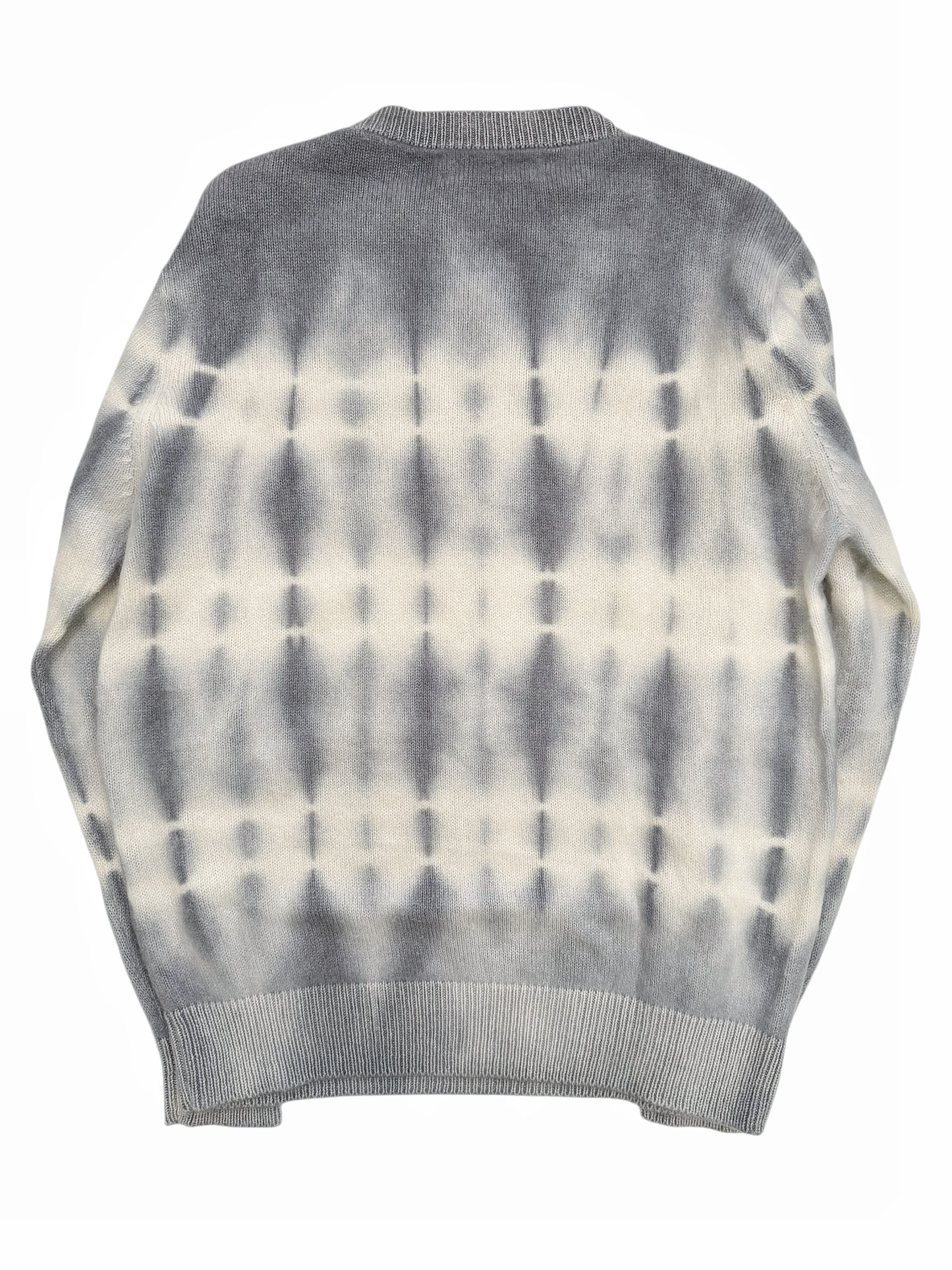 Cashmere Wire Tie Dye Grey Sweater