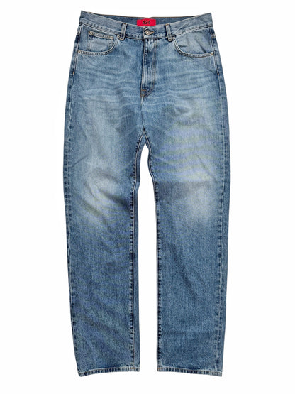 Blue 5 Pocket Denim Jeans Pants