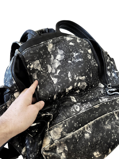 Obsedia Leather Flower/Camo Backpack