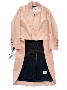Coral Tail Patchwork Canvas Jacket