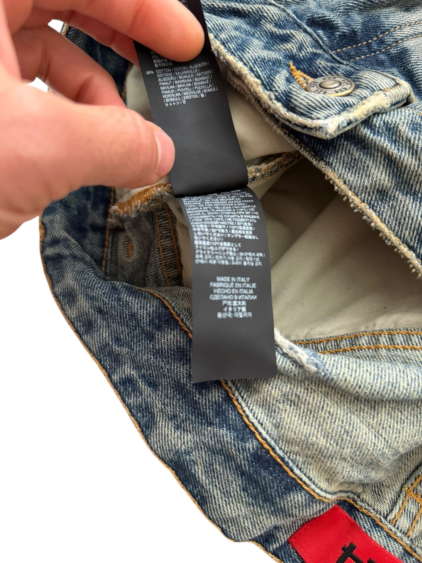 Distressed Big Daddy Baggy Denim Jeans