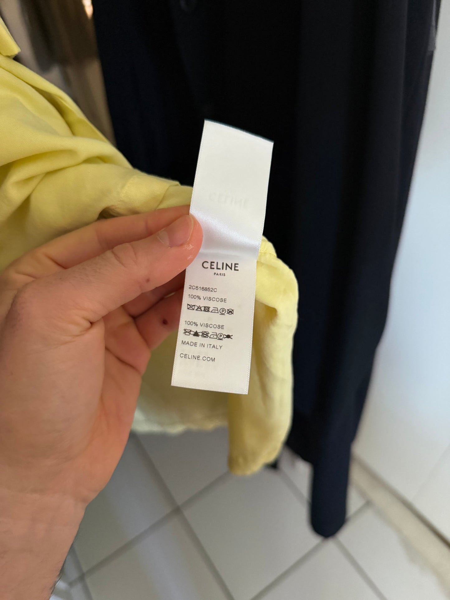 Yellow Viscose Bowling Shirt