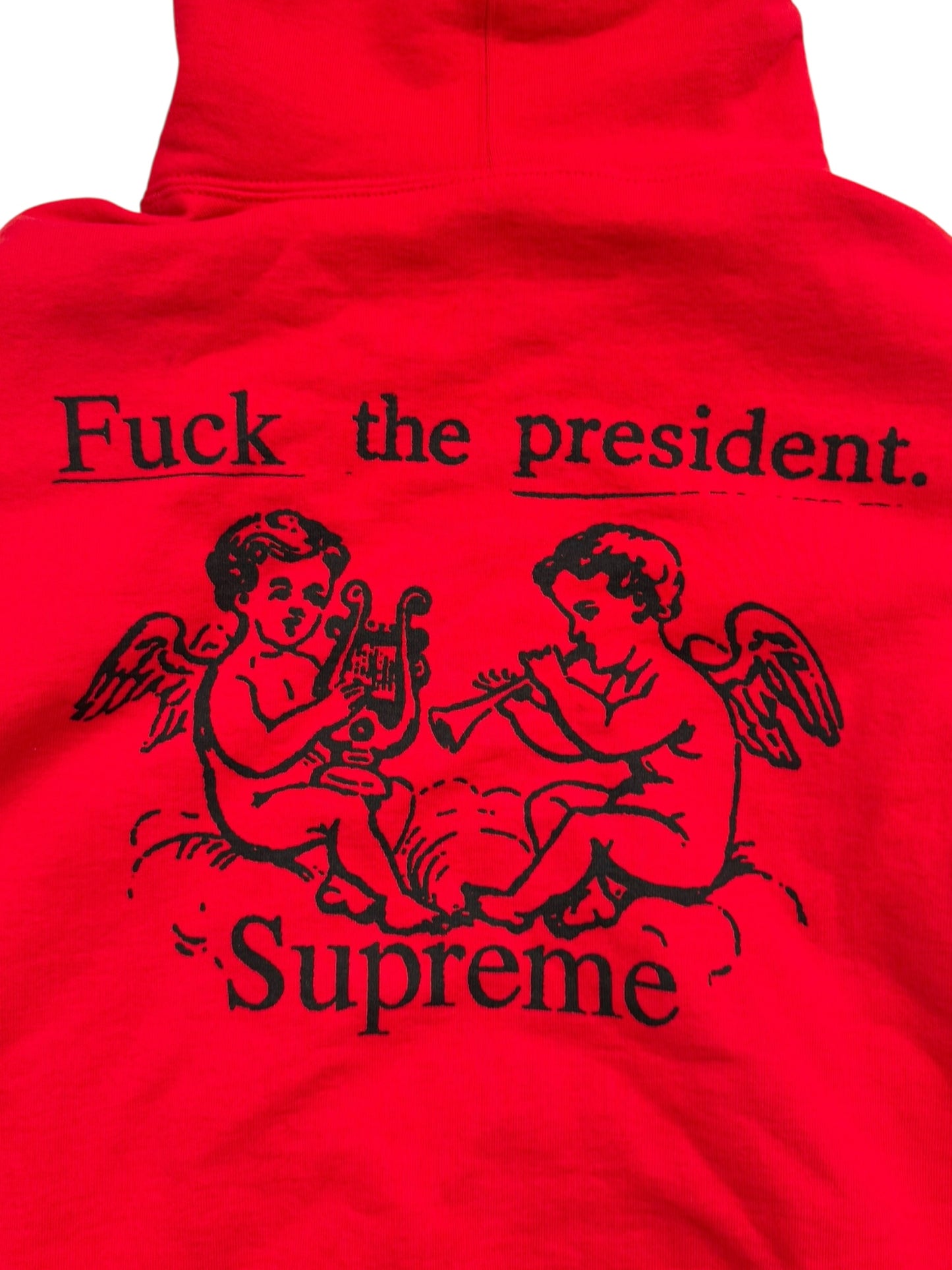 Box Logo F*ck the President Hoodie