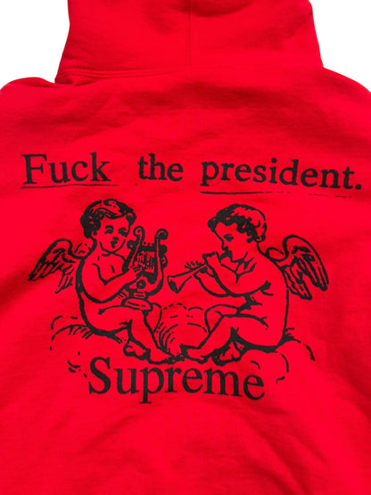 Box Logo F*ck the President Hoodie