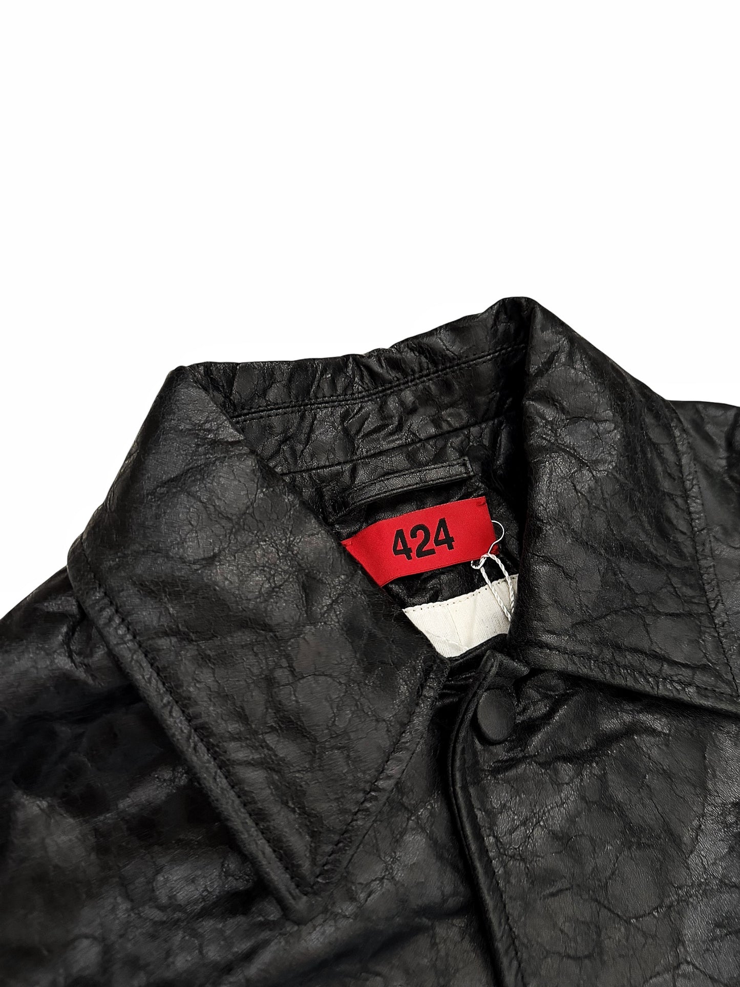 2025 Alternate Leather Paper Trench Coat