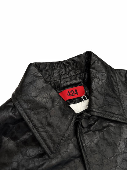 2025 Alternate Leather Paper Trench Coat
