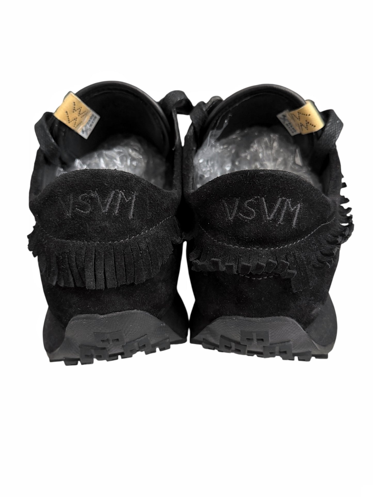 Walpi Suede Black Fringe Runner Sneaker
