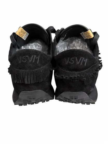 Walpi Suede Black Fringe Runner Sneaker