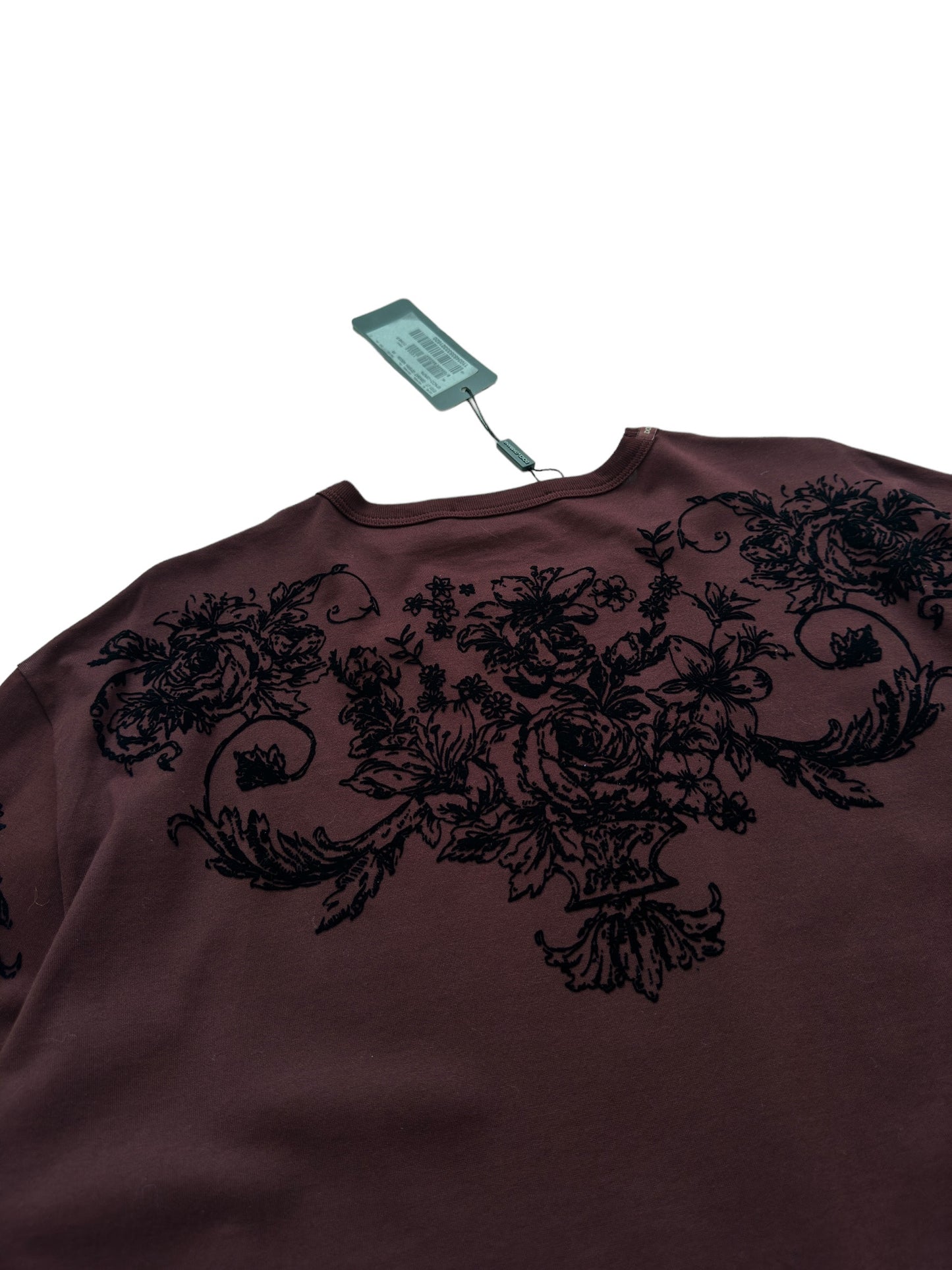 Velvet Graphic Burgundy Tee