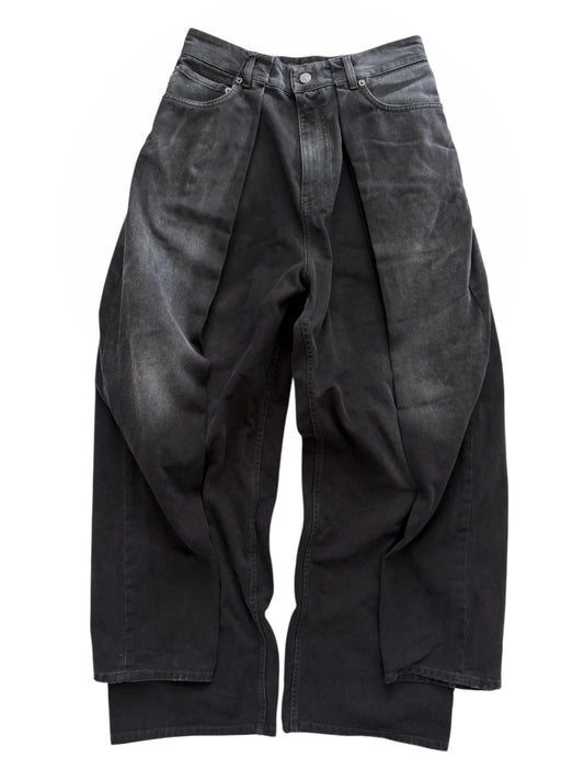 Left Hand Sun Fade Denim Double Leg