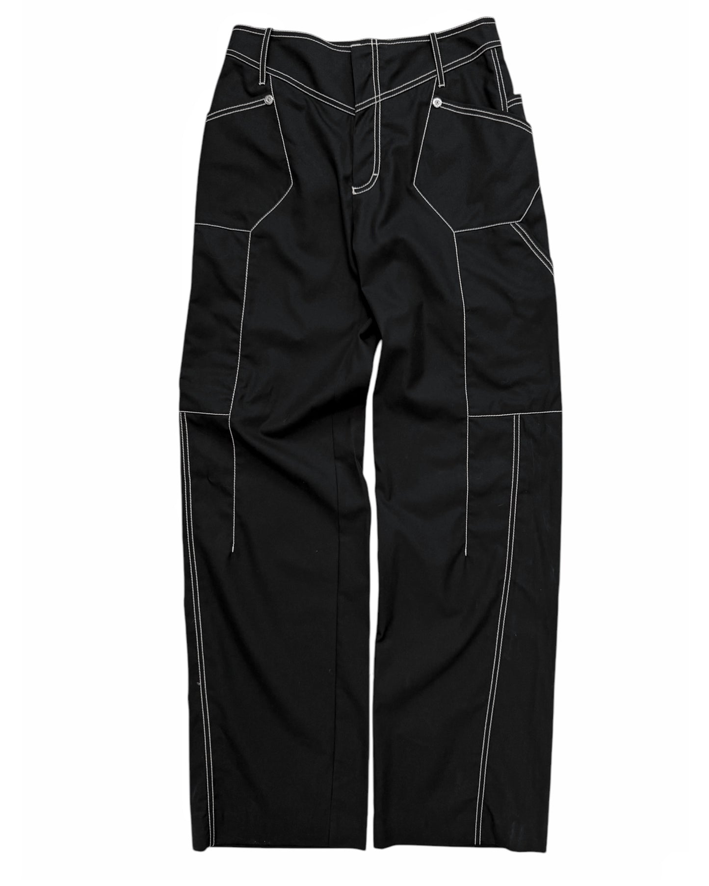 2023 Runway Black Bran Carpenter Trouser