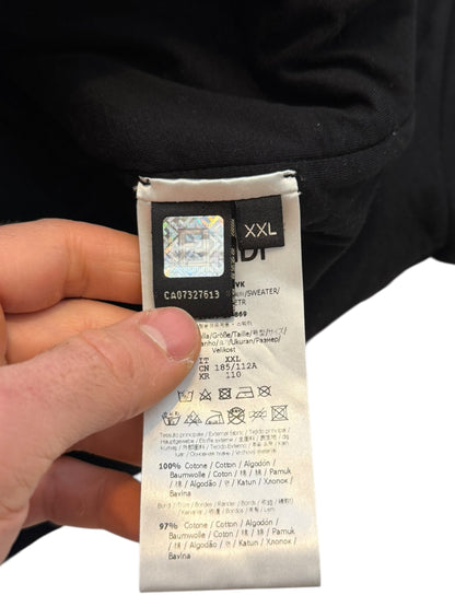 Chain Link Embroidery Zip Hoodie