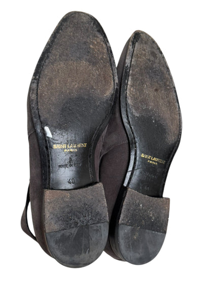 Grey Suede Low Jodhpur Boot