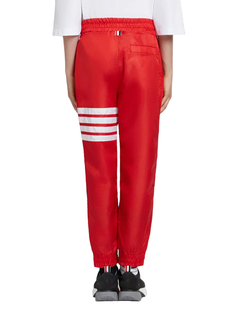 Relaxed Fit Red Ripstop Trackpant