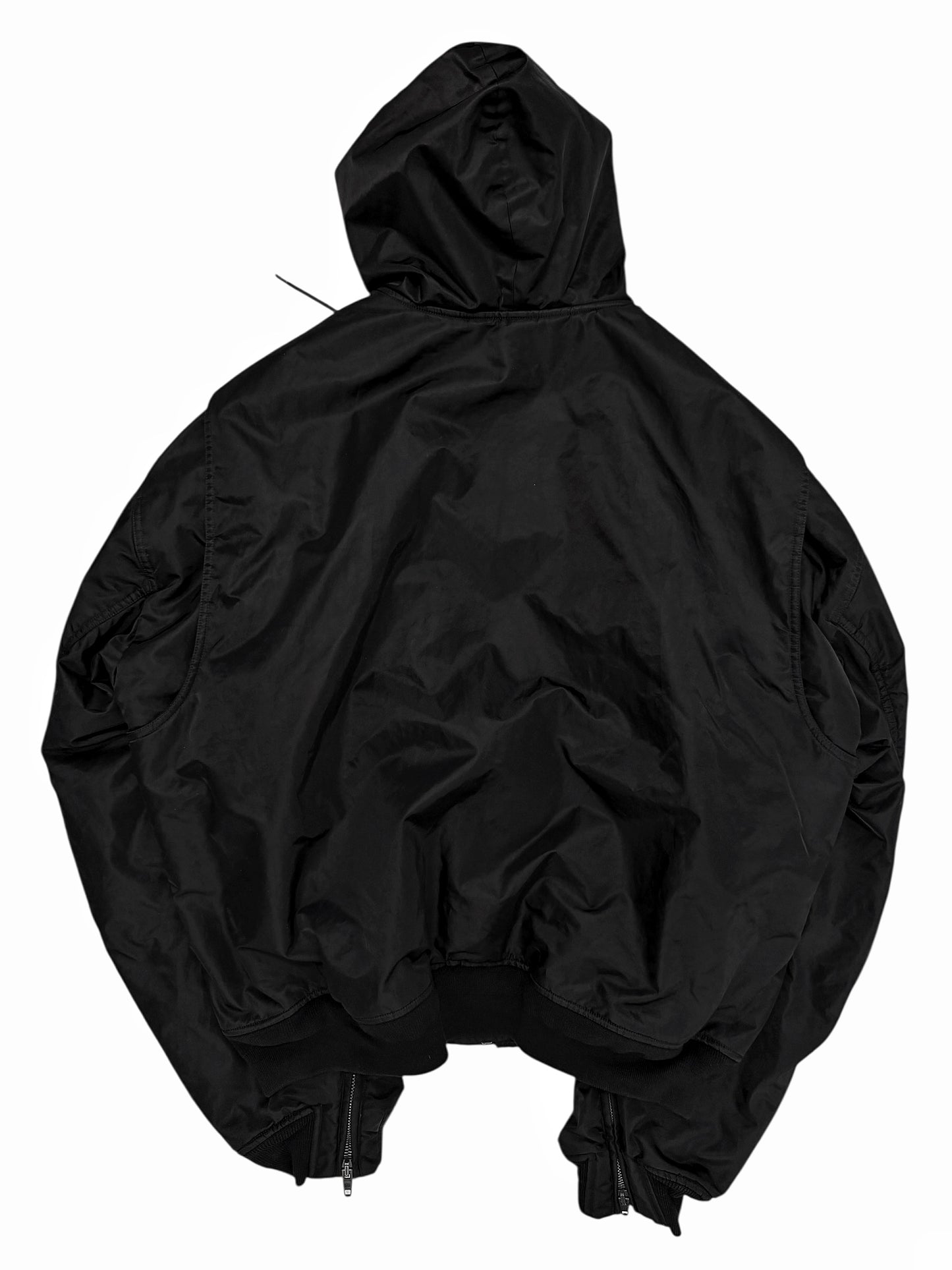 3B Hooded Nylon Bomber