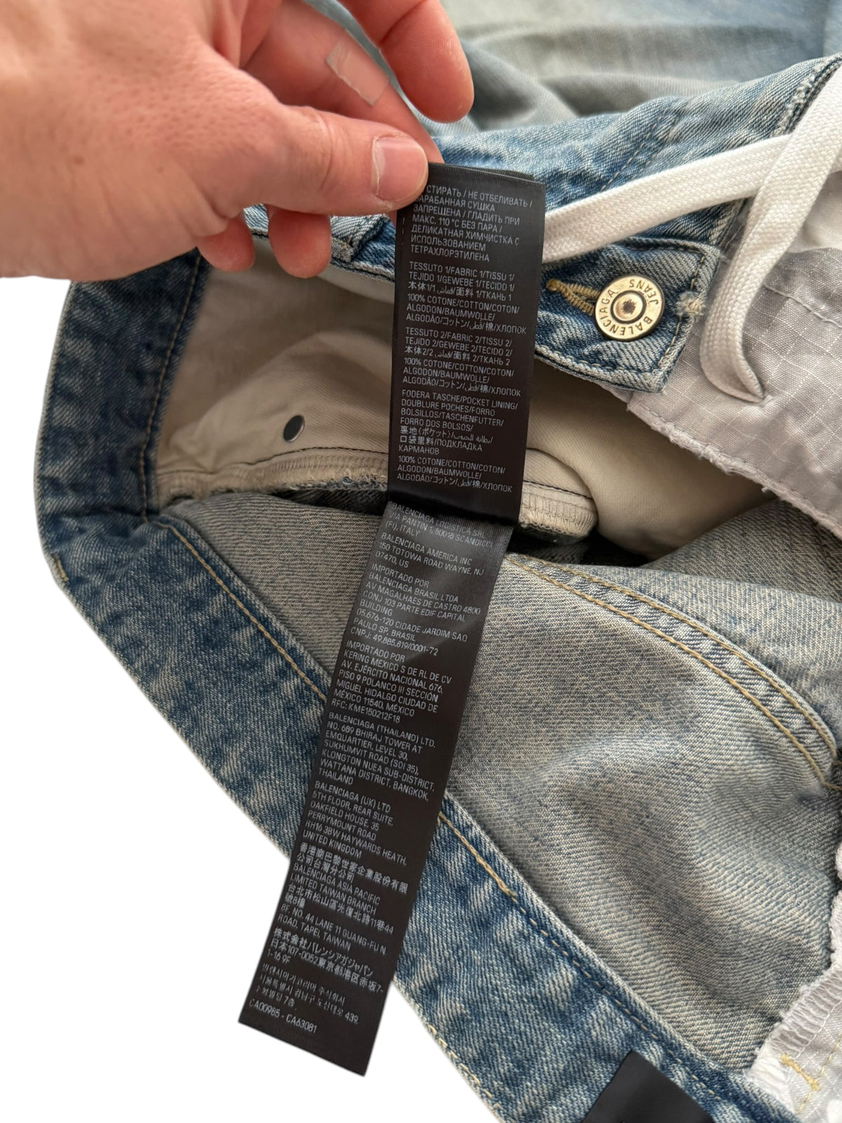 2024 Split Camo Denim Cargo 50/50