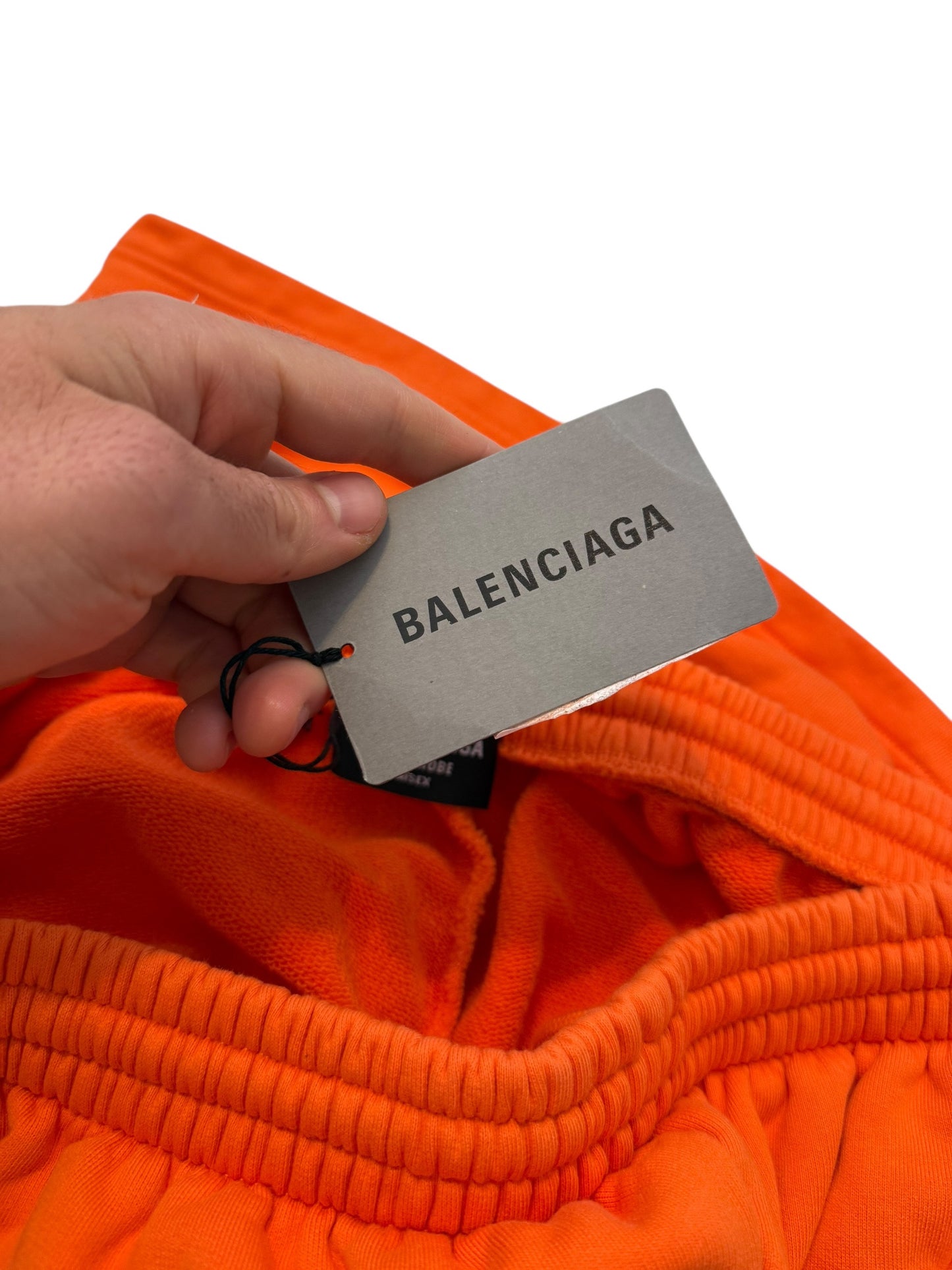 Baggy Orange Logo Shorts