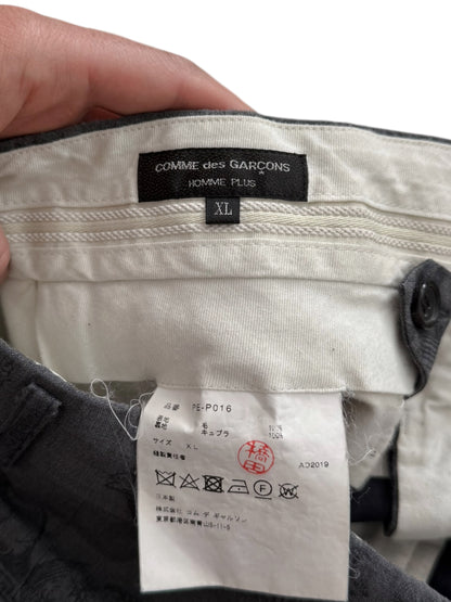 2020 Pressed Wool Print Pleated Shorts