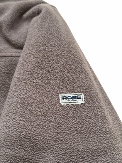 Grey Oversized Boxy Fleece Parka