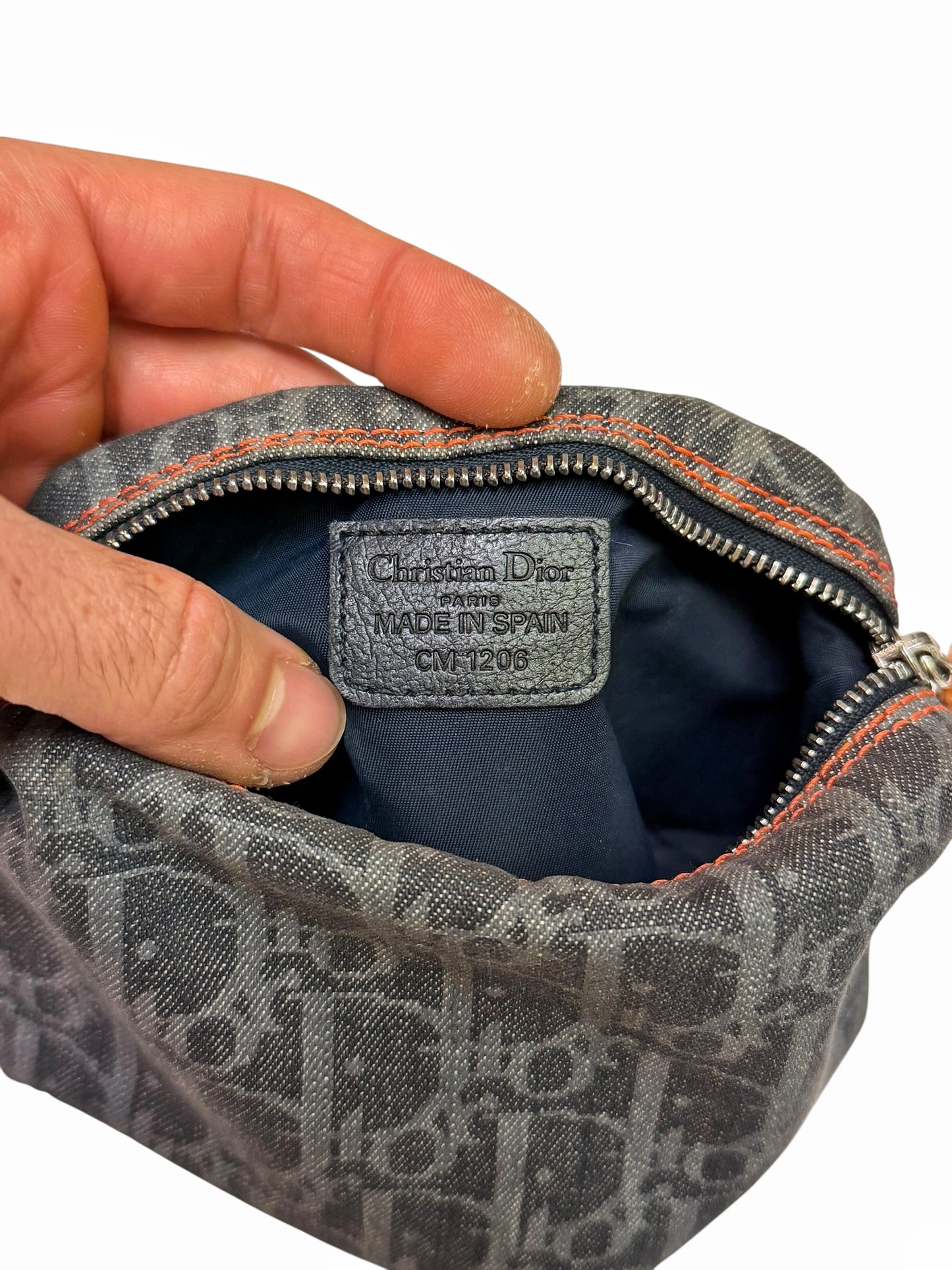 “Flight” Black Trotter Monogram Small Pouch