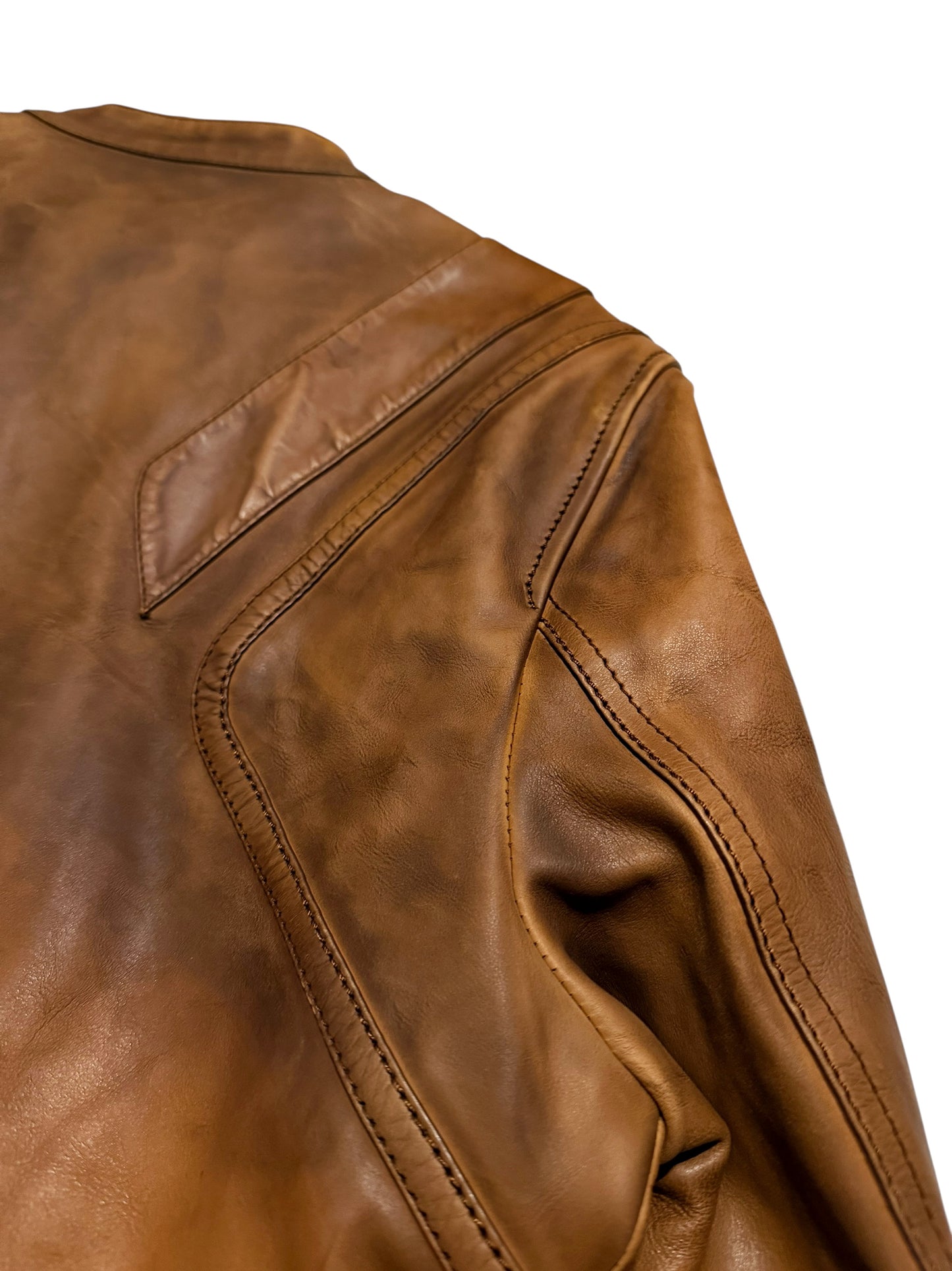 Tom Ford Era Fade Dye Leather Jacket