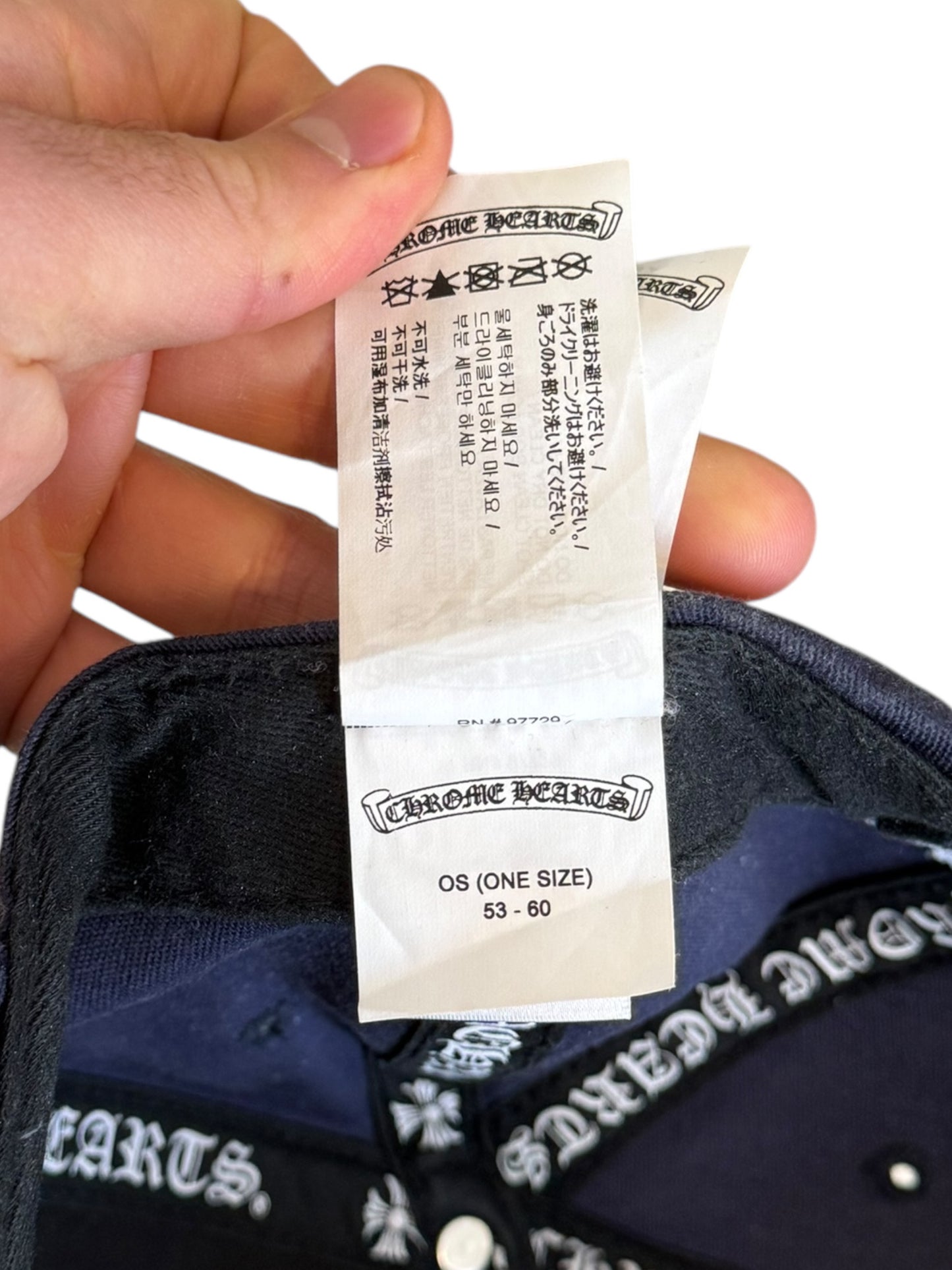 Navy CH Embroidered SnapBack Hat