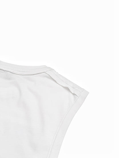 Green Graphic Bob Marley Layered Thermal Tank Tee