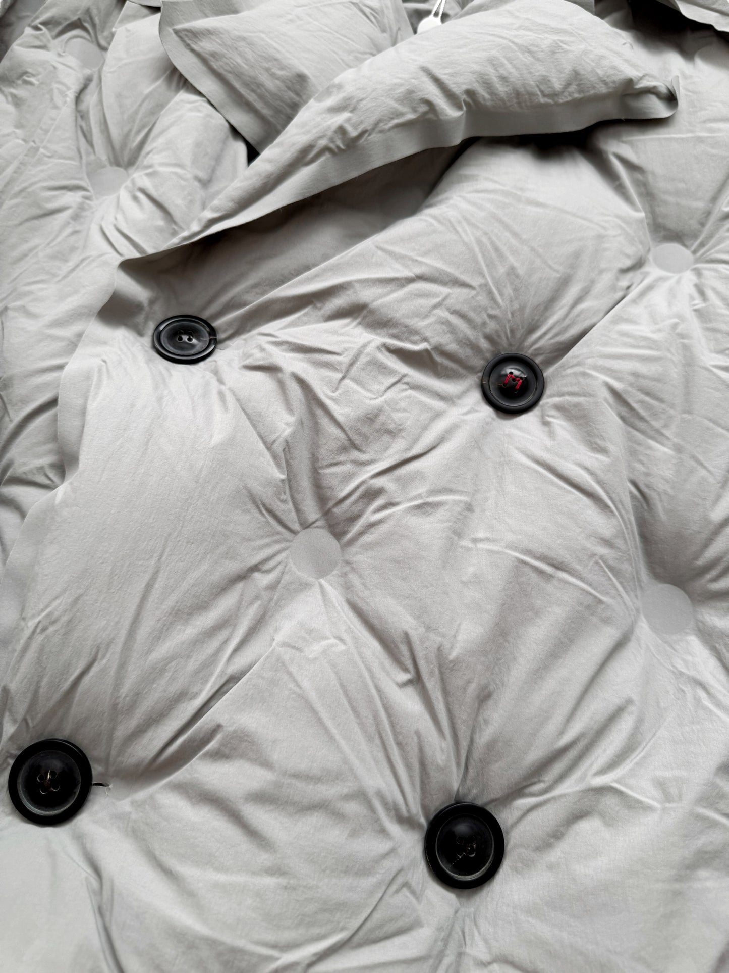 Duvet Glam Pillow Tufted Puffer Coat