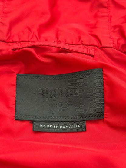 Red Re-Nylon Logo Windbreaker Zip Up