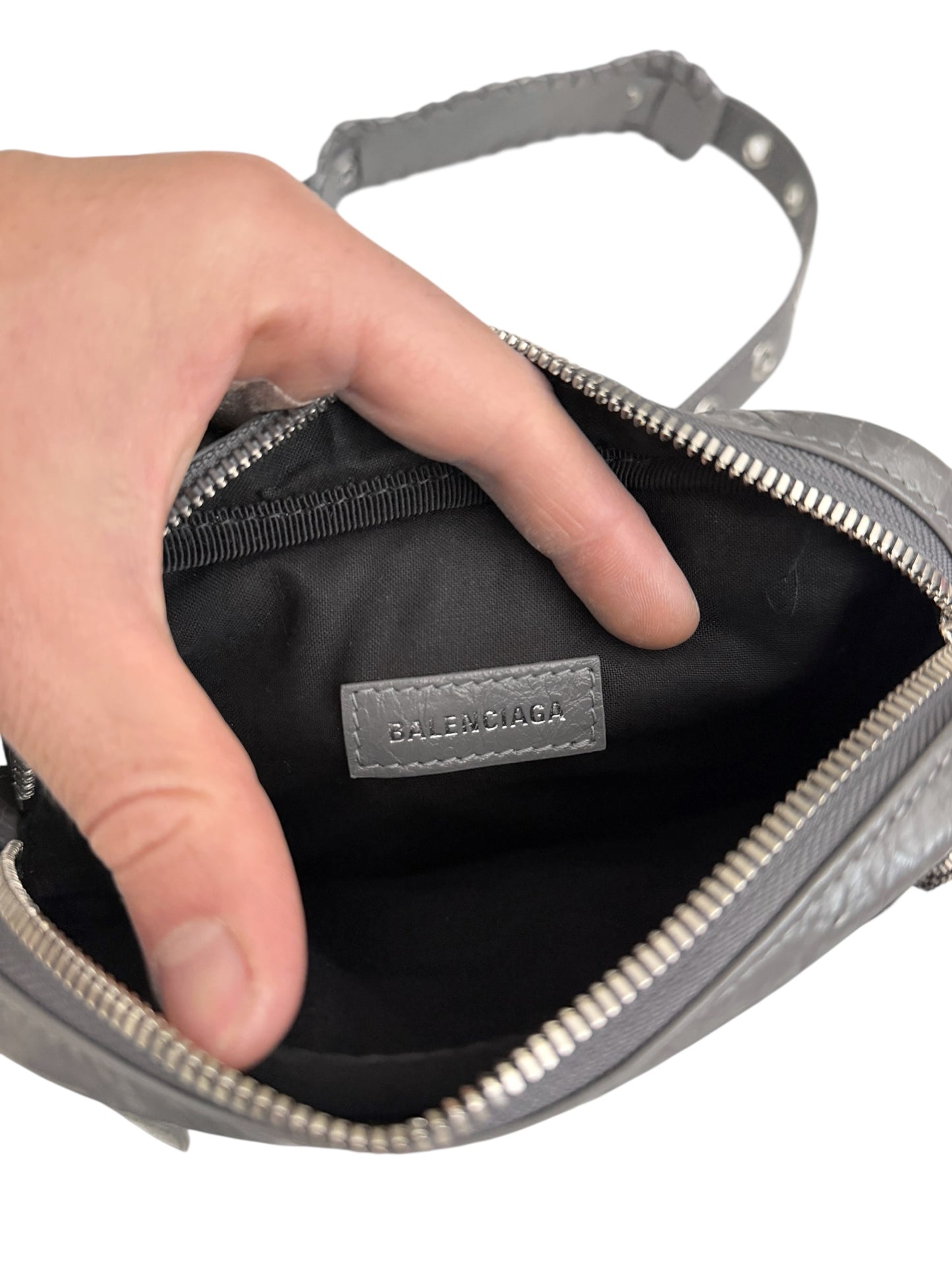 La Cagole Crossbody Leather Bag