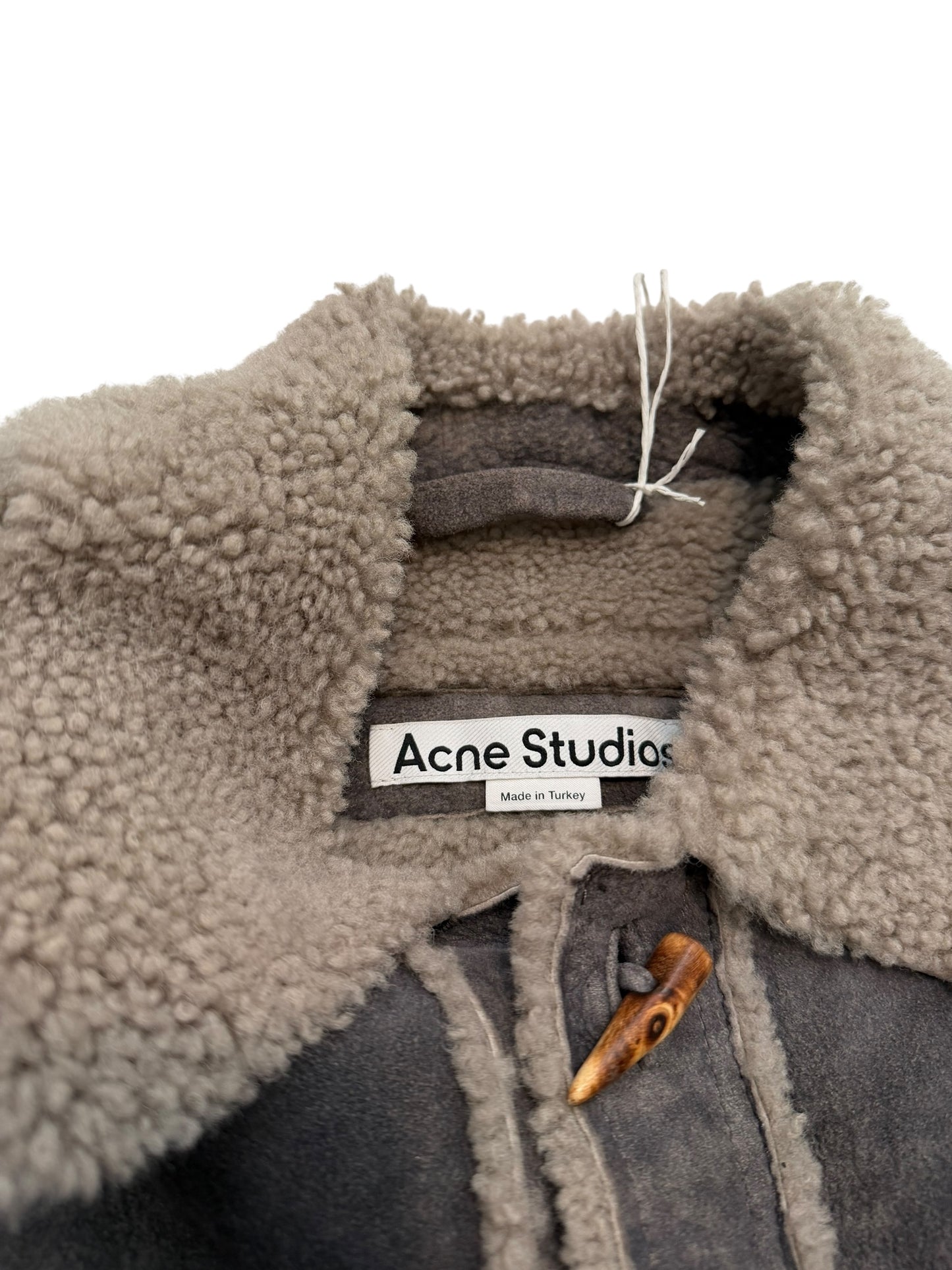 French Lamb Shearling Paneled Jacket