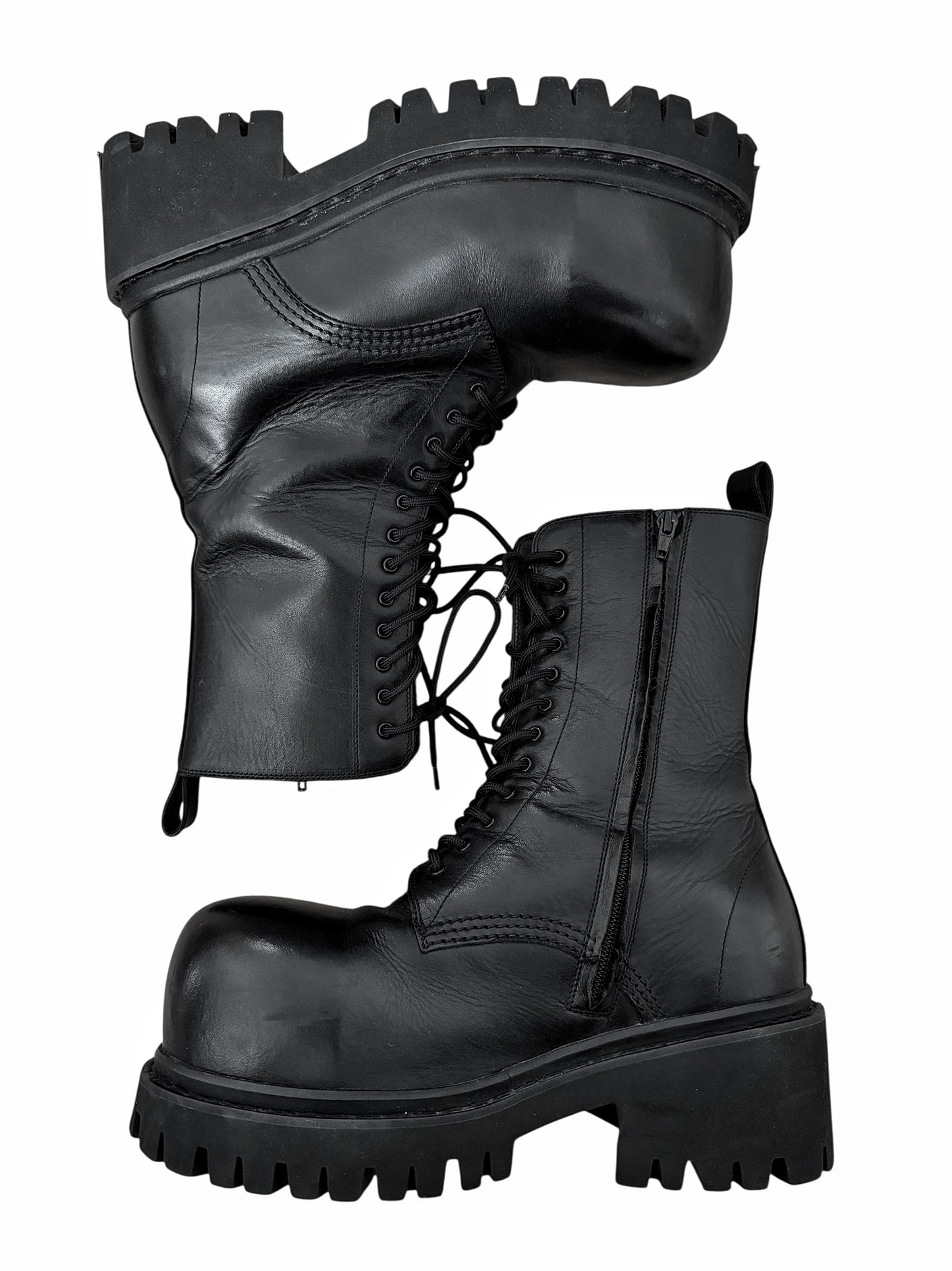 Black Stomper Boot
